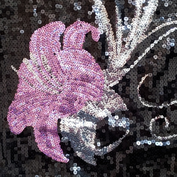 Sequence Mini Dress with flower design - Picture 3 of 8